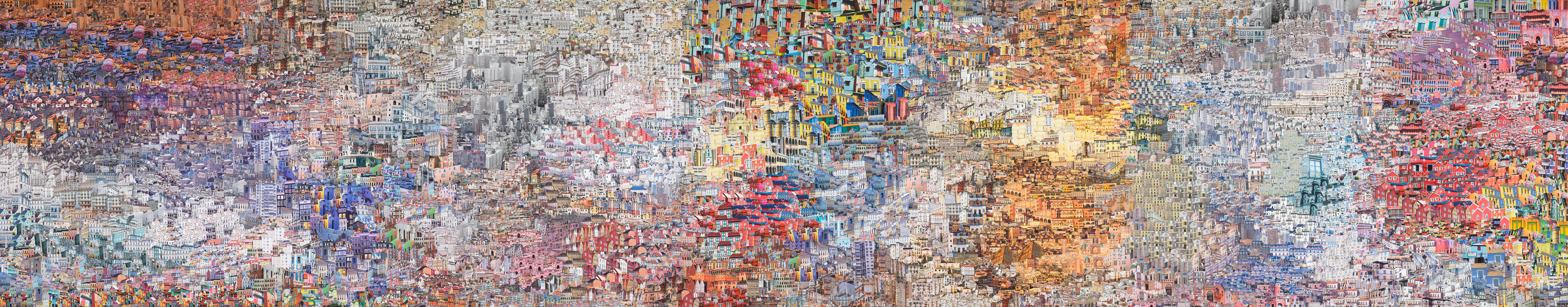 Collage panoramique de Christine Béglet